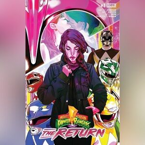 New Mighty Morphin Power Rangers: The Return #1 Amy Jo Johnson Pink Ranger
